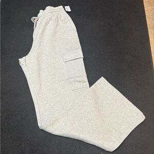 Old Navy Light Gray Women's Wide Leg Pants